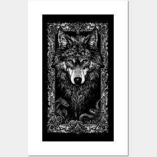 Black Wolf Posters and Art